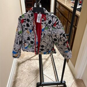 Disney Kids Puffer Jacket - Black, Red, Blue, Green